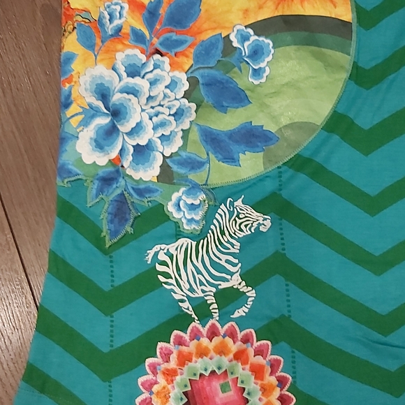 Desigual sleeveless zebra tank top - Picture 2 of 8